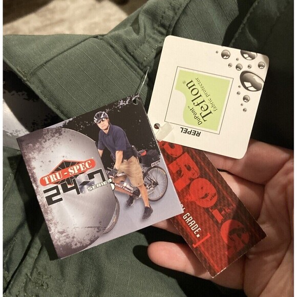 Tru-Spec 24-7 Series Men's Outdoor Ascent Active Shorts GREEN Size 32 - Picture 4 of 9